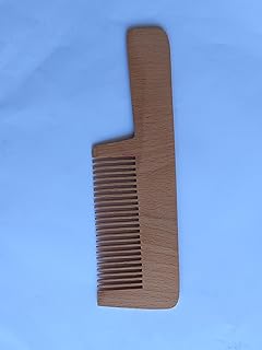 مشط خشب طبيعي للشعر - العناية المثالية لشعرك بكل أناقة - WoodCare - مشط مضاد للكهرباء الساكنة للنساء والرجال (بيد للحمل)