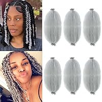 Vista 74 de Extensiones de cabello afro rizado Ginger 12 pulgadas, trenzas Marley de cabello trenzado elástico 350, extensiones de cabello afro rizado y rizado