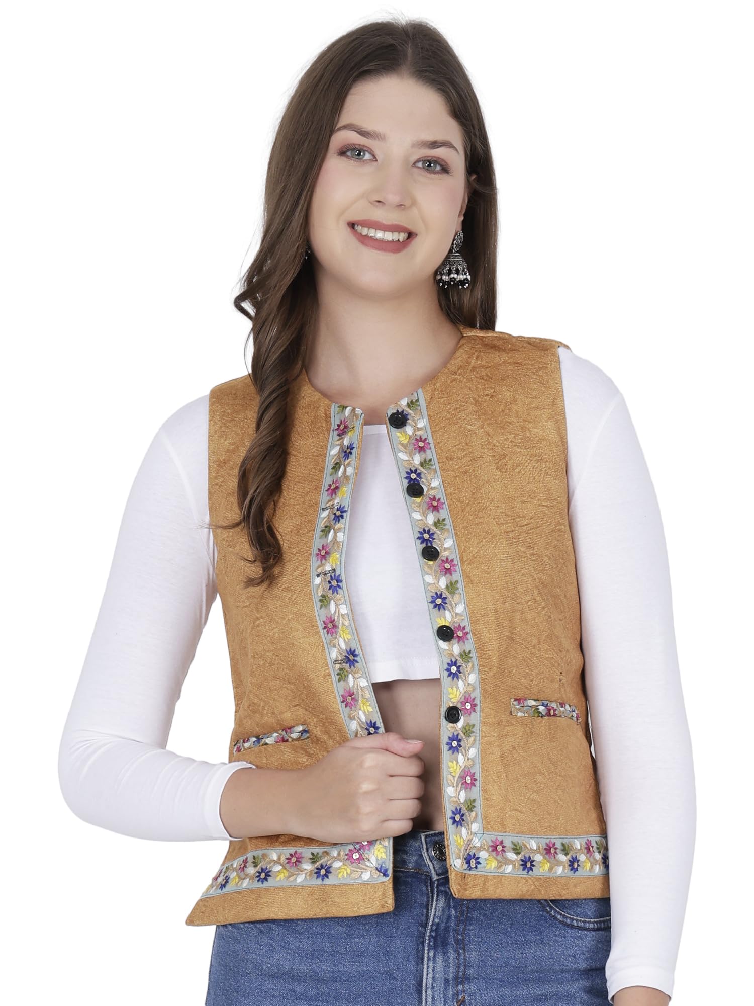 aruna kullu handloom Nehru jacket women with embrodery work-picture-18