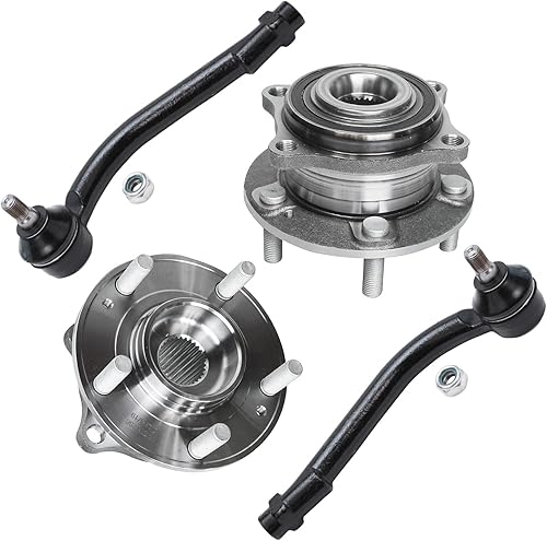 Miniatura 186 de Detroit Axle - Kit de cubos de rodamiento de rueda delantera de 6 piezas para Dodge Dart 2013-2016, Chrysler 200 2015-2017, 2 cojinetes de rueda