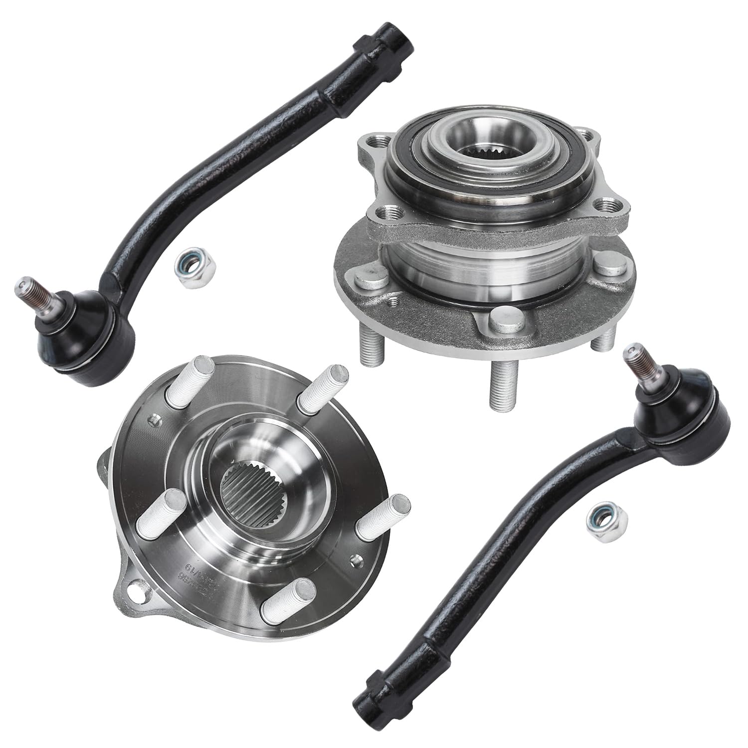 Detroit Axle - 4pc Front Wheel Hubs Kit for 2011-2013 Kia Sorento