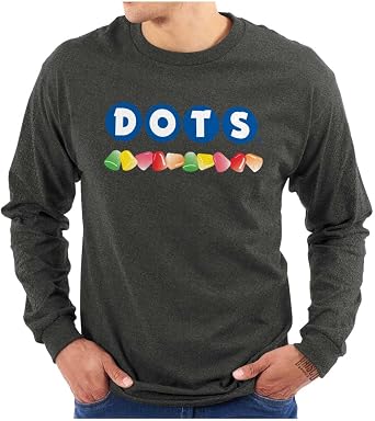 DOTS Original Gumdrops Candy Logo Long Sleeve Tshirt Men Women