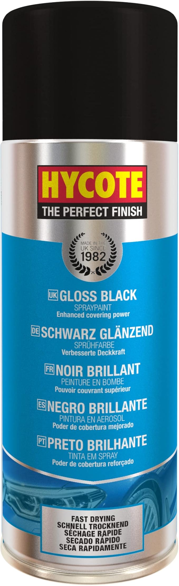 Hycote Noir Brillant, 400 ml