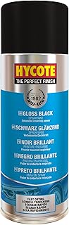 Black Spray Paint, Gloss Black, 13.5 Oz - Fast Drying, UV & Weather Resistant, Acrylic Formula for Superior Protection – Automotive & DIY, 400ml