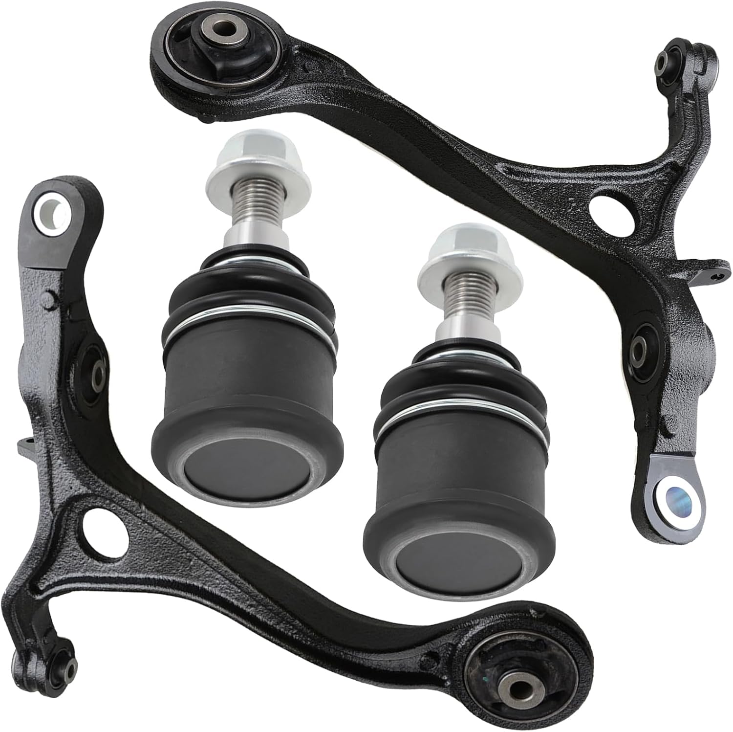 Front Lower Control Arm and Ball Joint Fit 2004-2007 for Acura TL, K641543 K641544 K500117 Front Suspension Kit (4Pcs)