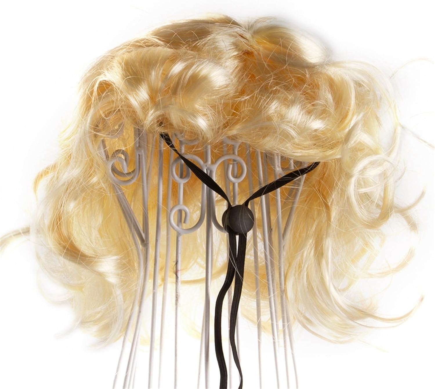 Pet Hair Costume Pet Wig Headgear, Dog and Cat Bangs Hair, Pet Dress Up Funny Holiday Supplies Funny Dog Cat Cosplay Wig (Color : C)