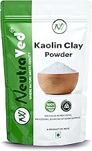 NeutraVed Kaolin Clay Powder - 200g | Natural, Chemical-Free Face Pack & Skin Care | China Mitti that May help Acne & Blackheads - 200 Grams