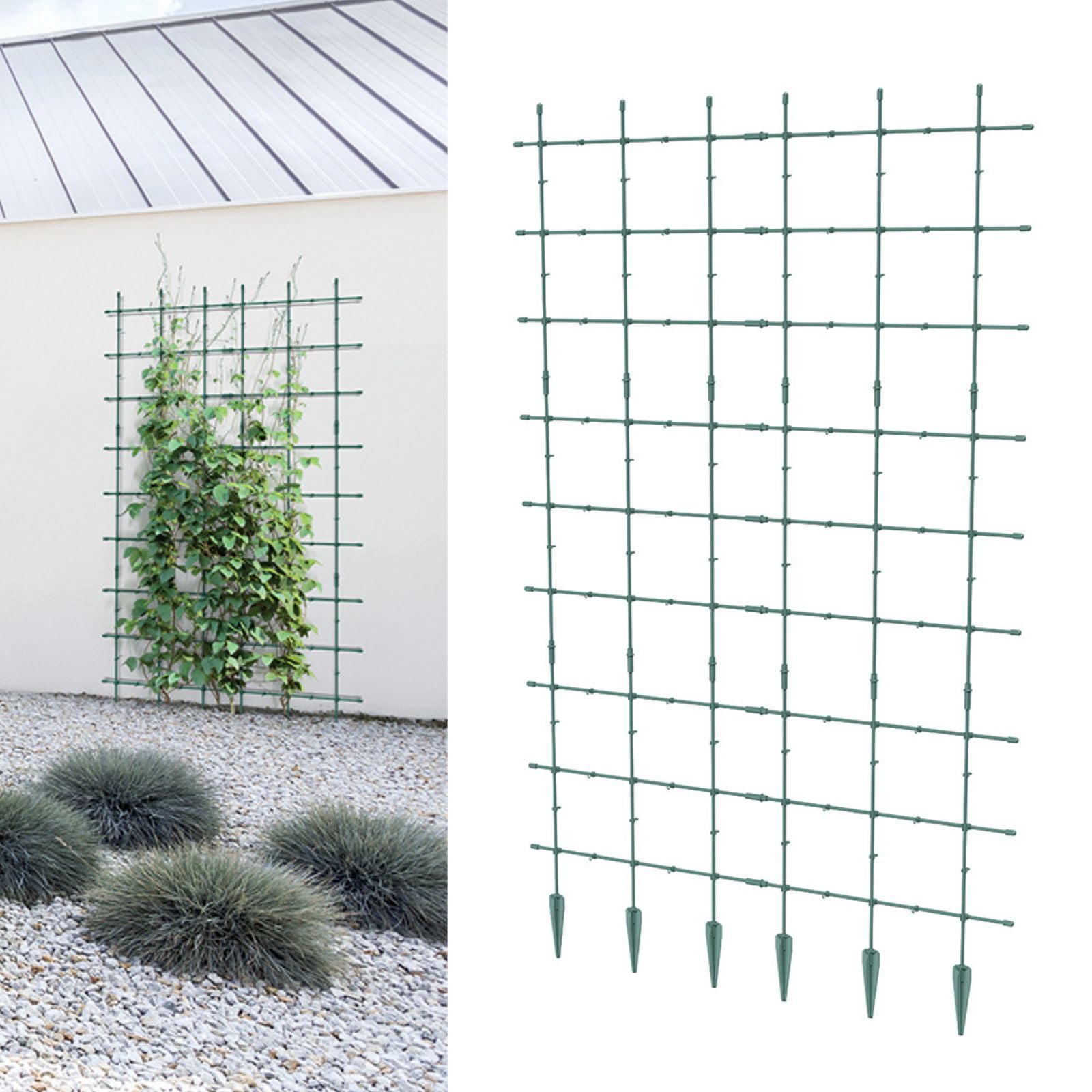 Wall Plant Pot Support Large Trellis Ladder Climbing Frame 3 Variants Vertical Home Garden Vegetables Plants Modular Plastic Lightweight