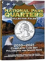 Vista 8 de H.E. Harris & Co. US Washington National Parks Quarter Coin Folder Two Volume Set P & D 2010 – 2021#2880,2881