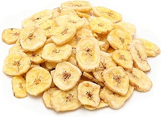 NUTS U.S. - Unsweetened Banana Chips | No Sulphure, Added & No Artificial Colors | NON-GMO | Natural | Packed in a Resealable Bag!!! (1 LB)