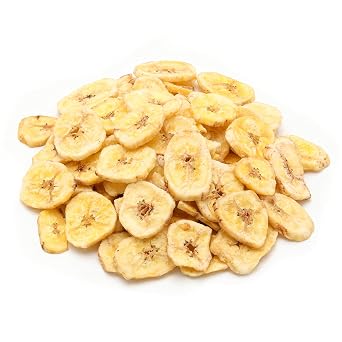 NUTS U.S. - Unsweetened Banana Chips | No Sulphure, Added & No Artificial Colors | NON-GMO | Natural | Packed in a Resealable Bag!!! 1 LB