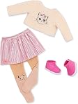 Our Generation 18-Inch Poupée & C'est bon, Sheela. & Sammy, Jouet pour soins aux chats, Poupées 18-inch poupée avec des yeux de noisette qui s'ouvrent et se ferment, cheveux blonds longs, peluche de chat, accessoires de soins et tenue, poupées, 3+ Années