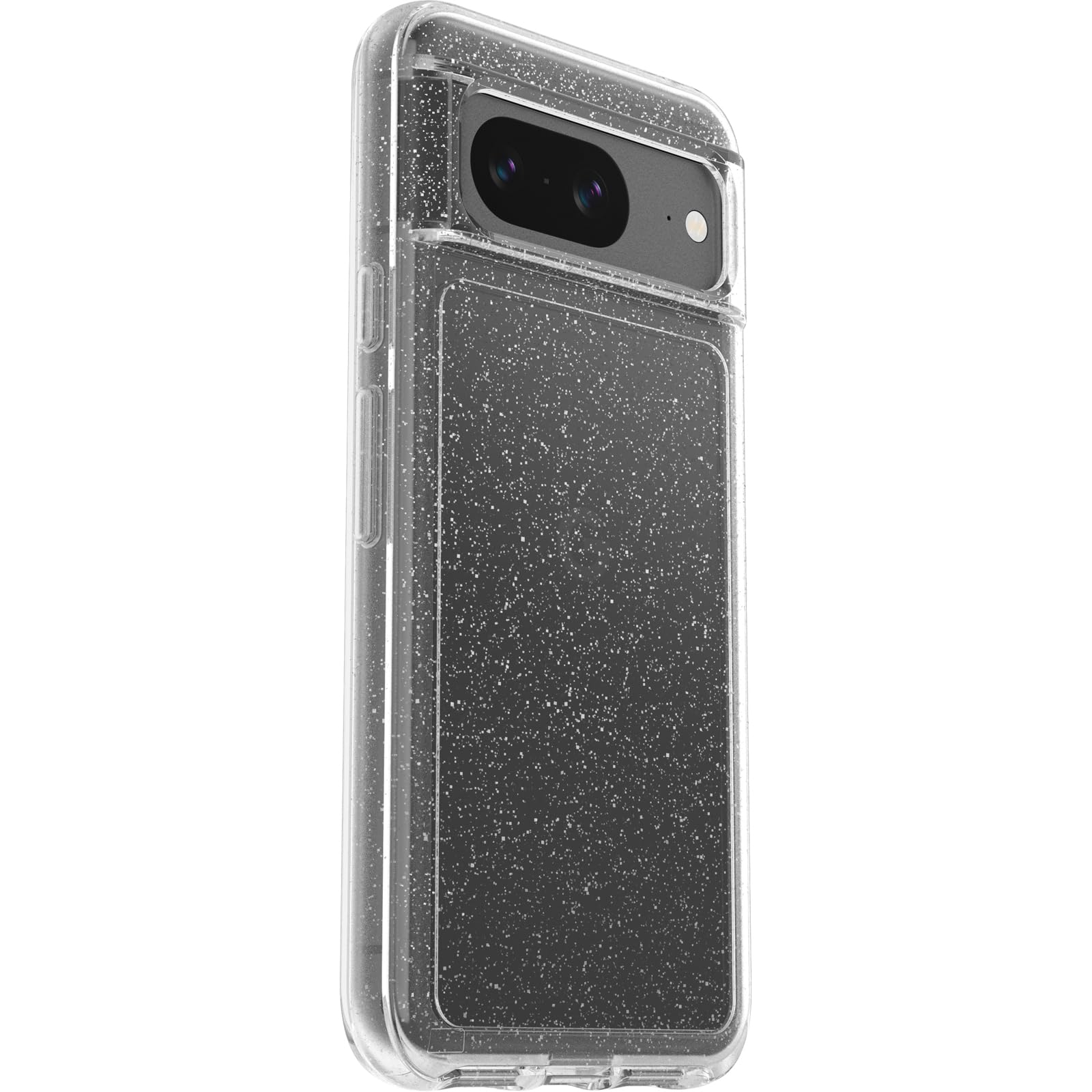 OtterBox Cover per Google Pixel 8 Symmetry Clear,resistente a shock e cadute fino a 2 metri,sottile, testata 3x MIL-STD 810G, Trasparente - Stardust