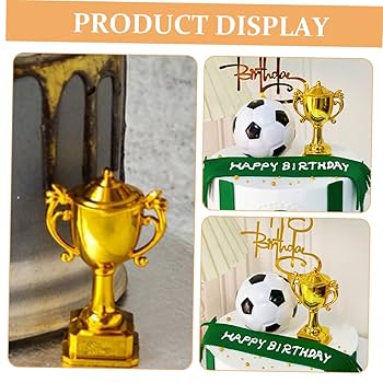 Amazon.co.jp: SAFIGLE ミニチュアサッカーボール トロフィー