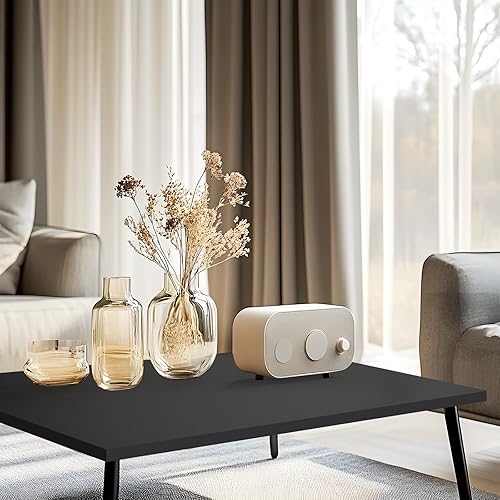 Miniatura 332 de Kaboon Mesa universal de 45.67 x 23.62 pulgadas, escritorio sólido de una pieza, encimera de melamina reversible, escritorios dobles, escritorio en