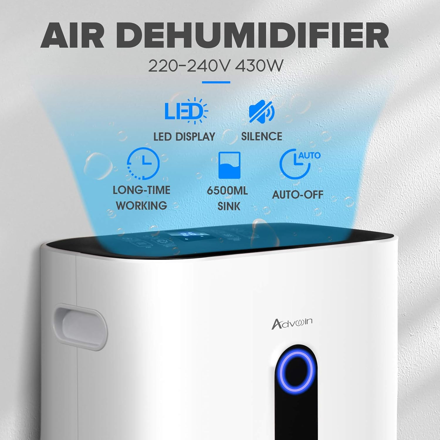 Dehumidifier features diagram