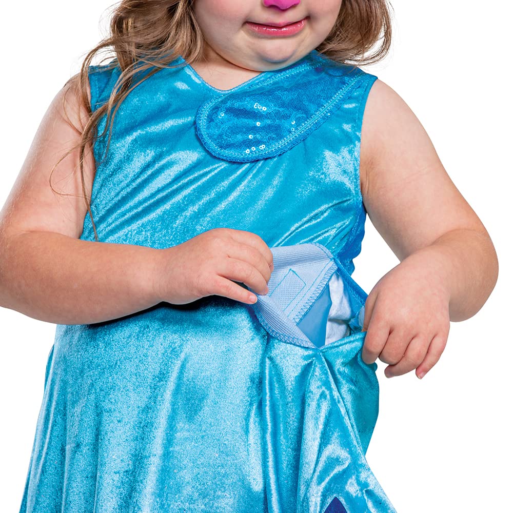 strapless open back dress Poppy troll dress- Poppy troll costume-poppy dress- troll dress- poppy –  Pink Toes & Hair Bows main image 0