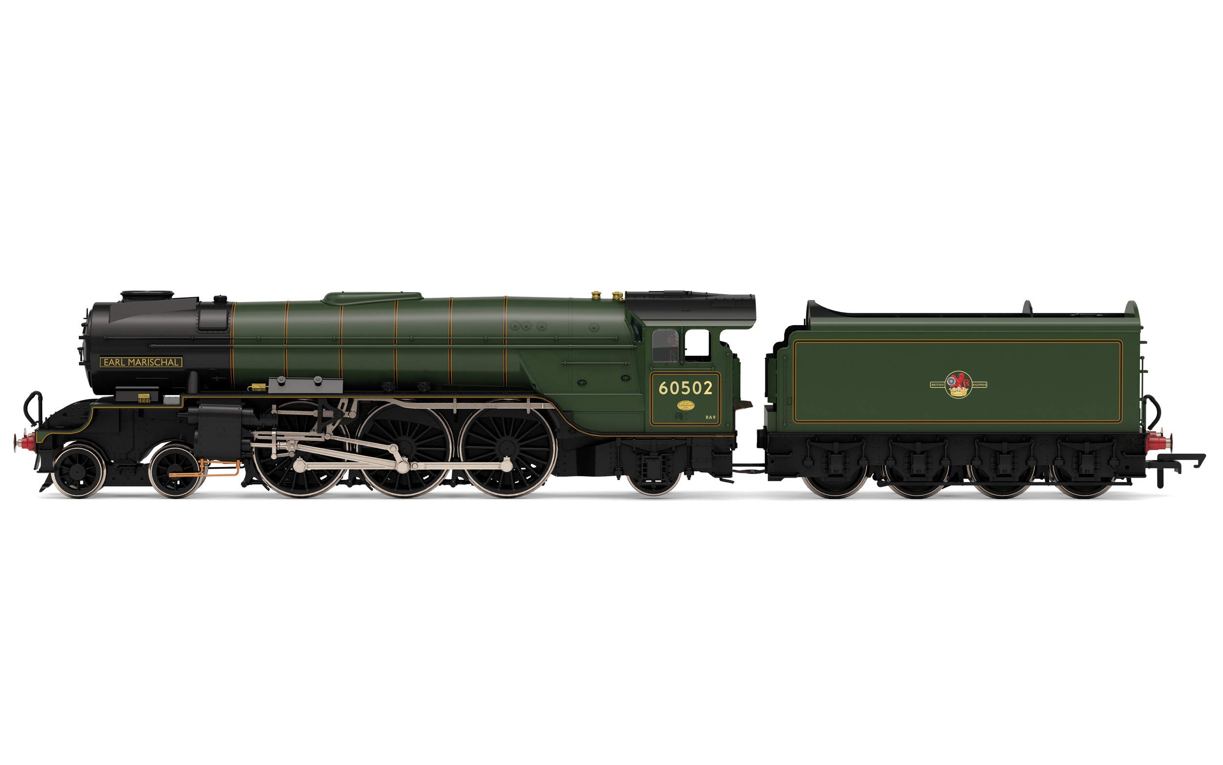 Hornby Steam Train - R3977 BR, Thompson Class A2/2, 4-6-2, 60502 'Earl Marischal' - Era 5 00 Gauge Locomotives for Train Set, Engine Models for Adults - 1:76 Scale Model Gift