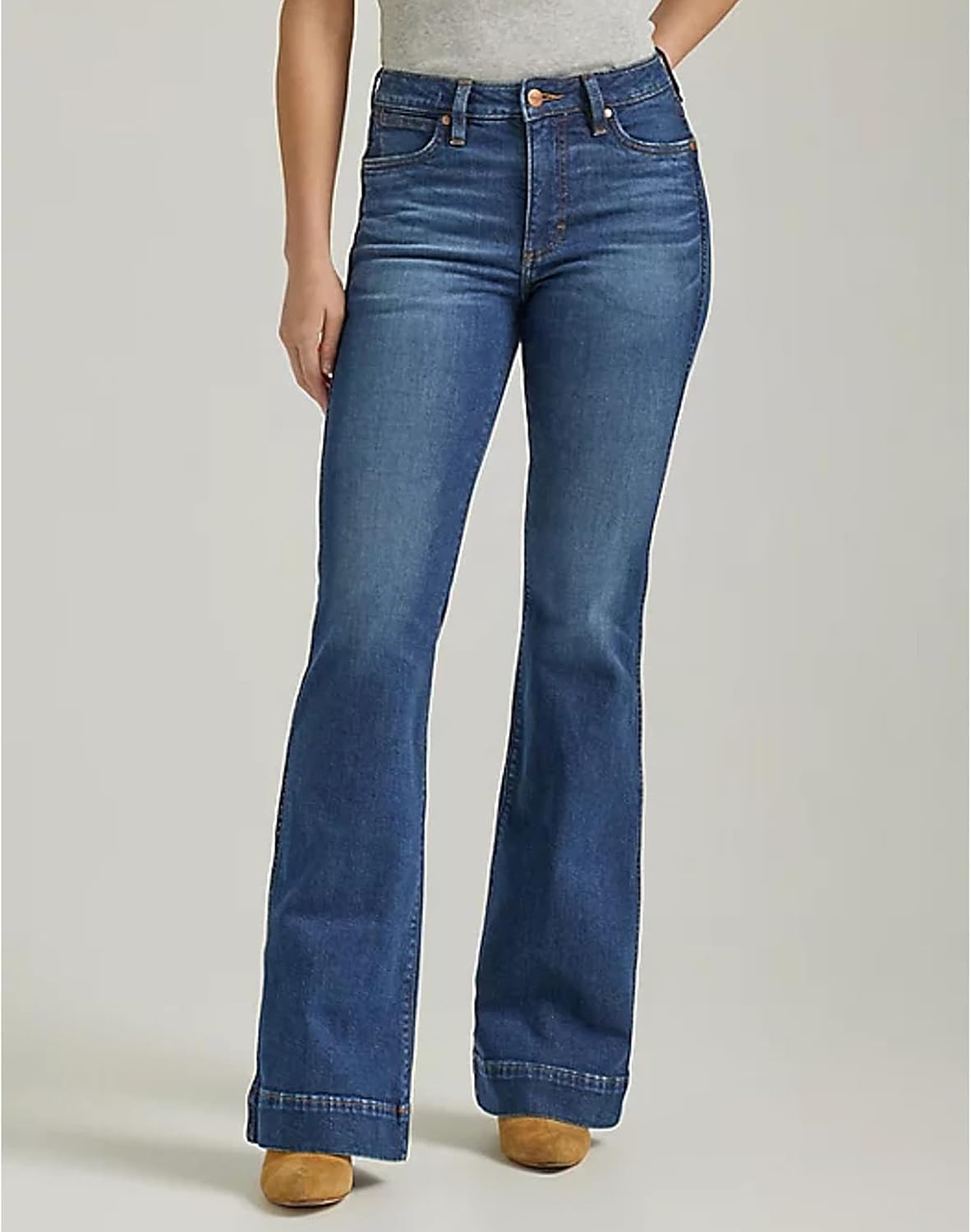 Wrangler Women's Retro High Rise Trouser Jeans