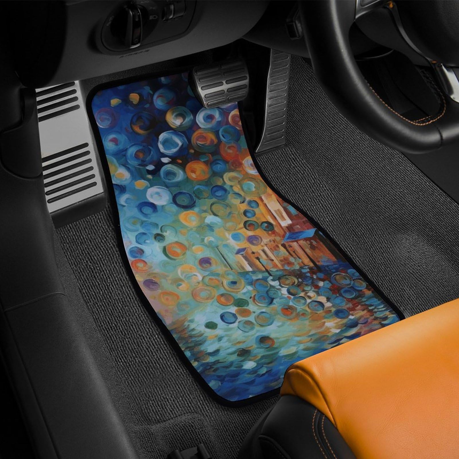 4 tappetini per auto, resistenti, antiscivolo, facili da pulire, adatti per la maggior parte delle auto, per tutte le stagioni, universali, adatti per SUV, berline e camion