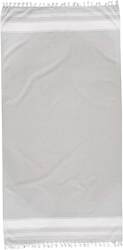 Vista 133 de LANE LINEN Juego de 6 toallas de playa turcas para mujer, tamaño grande, 39 x 71 pulgadas, prelavadas, no se encogen, no se encogen, sin arena