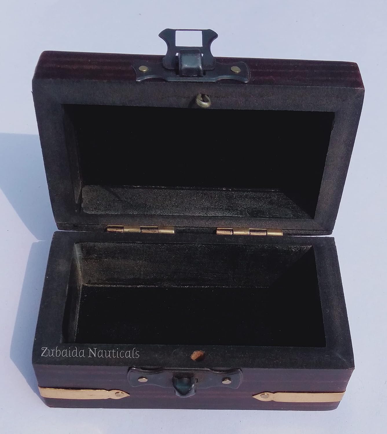 Antique Victorian Marine Telescope with Wooden Box Brass Made | Glass Optics & High Magnification