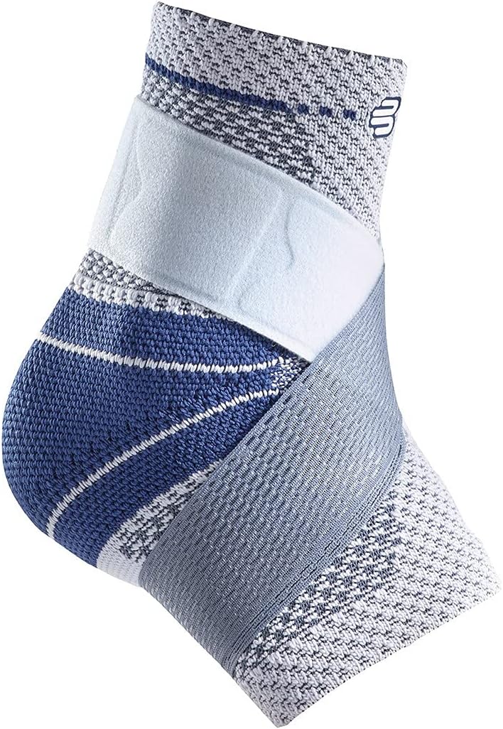 Bauerfeind - MalleoTrain S - Tobillera - La tobillera que necesitas para realizar actividad física - Pie derecho - Talla 3 - Color Titanio