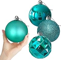 Vista 88 de GameXcel - Esferas navideñas grandes y ornamentos colgantes para árbol de Navidad que no se rompen