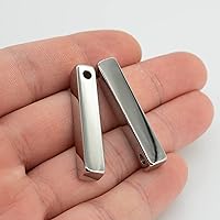 Vista 4 de StayMax Barra rectangular para grabado, acero inoxidable, 10