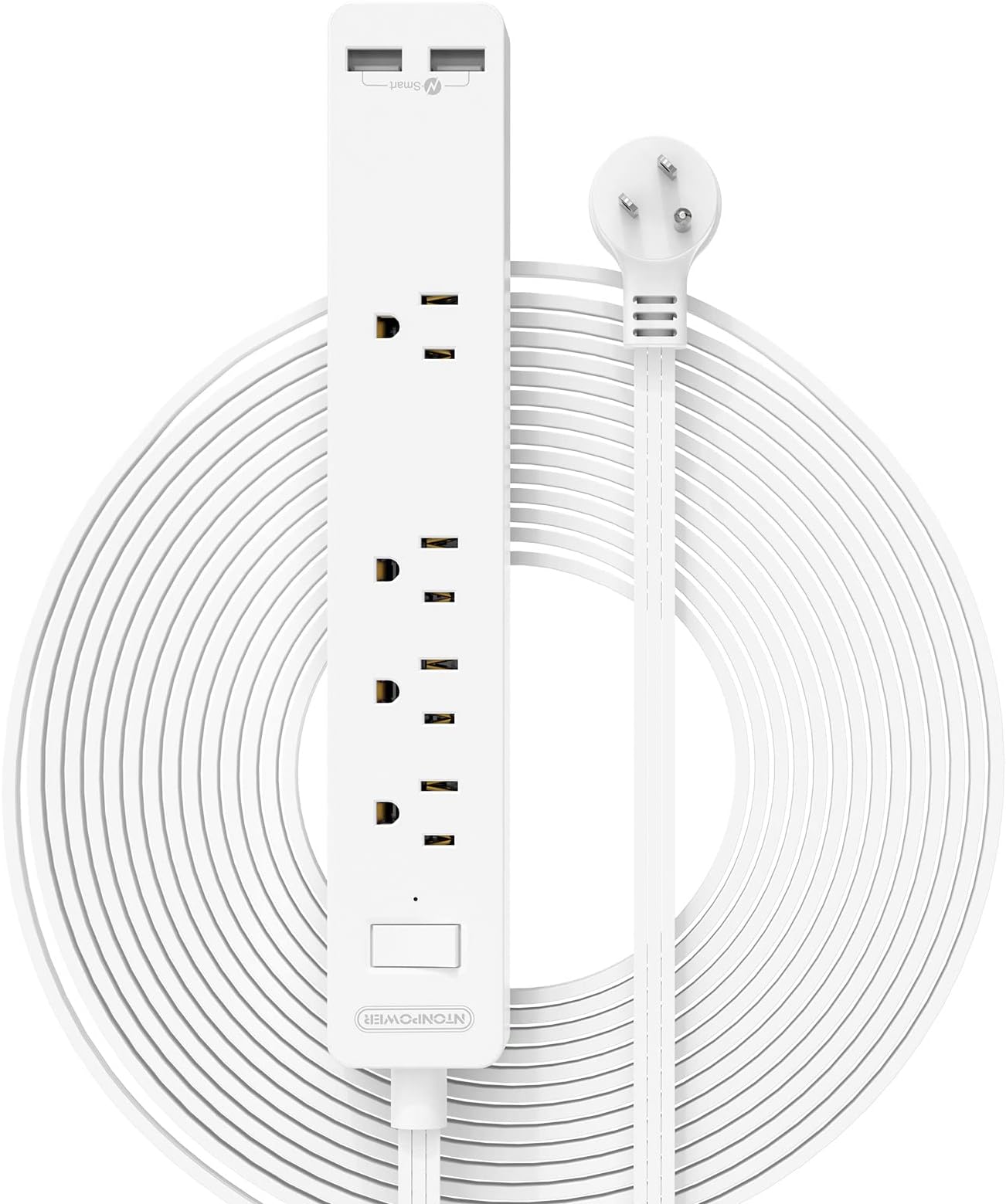 Koumeican the thinnest extension (power) cord in the world 0.0354Inch