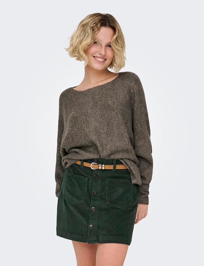 Maglione Donna ONLY Onldaniella - Manica Lunga, Colore Evening Primrose/Mélange, Taglia L - 4