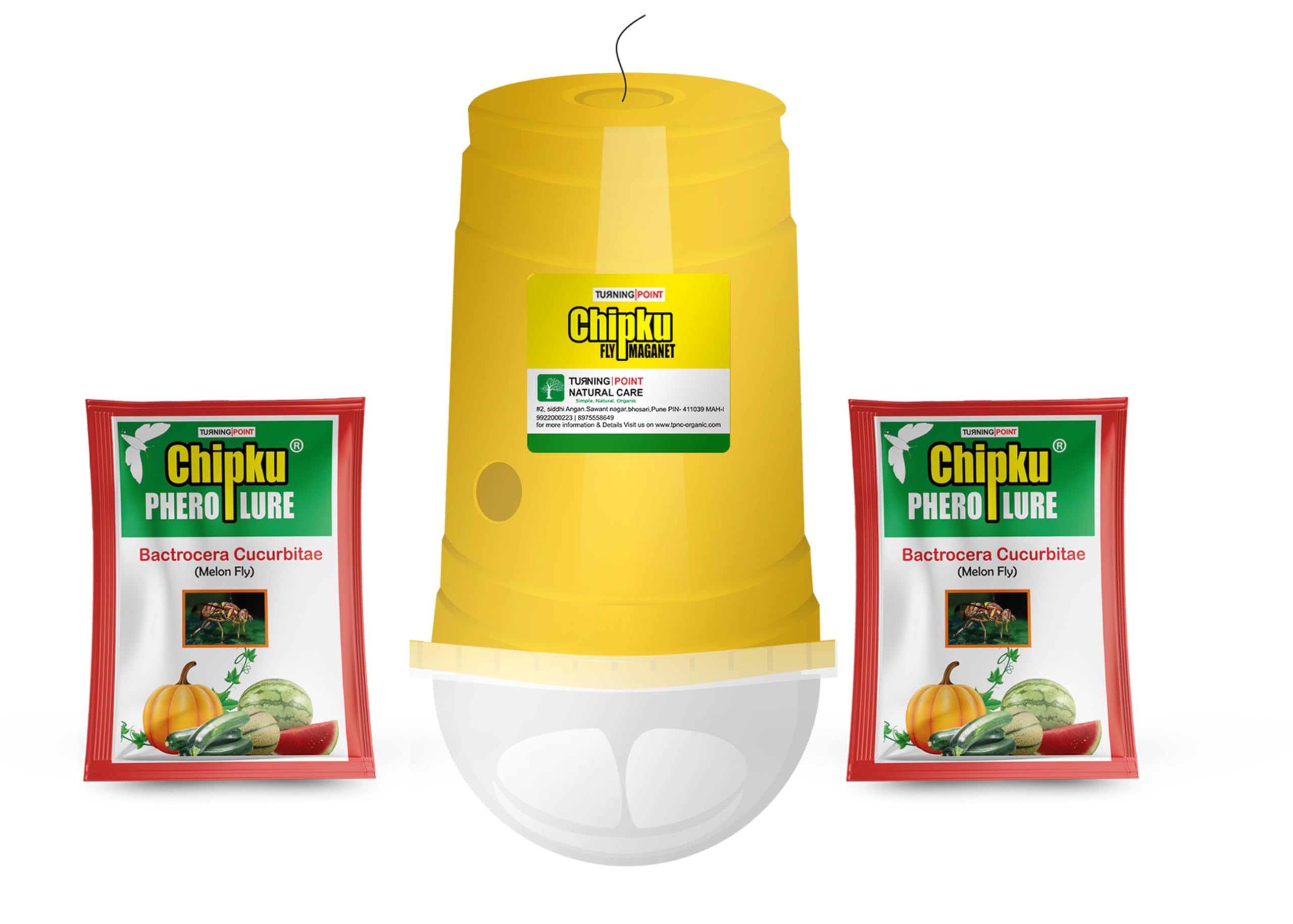 Chipku Melonfly Glass Trap phermone Trap for bactocera Cucurbitae/Insect Trap for Orchards and Climer Crops with pheromone Lure Combo Pack of 2 (B0BSGY5QW5) Amazon Price History, Amazon Price Tracker