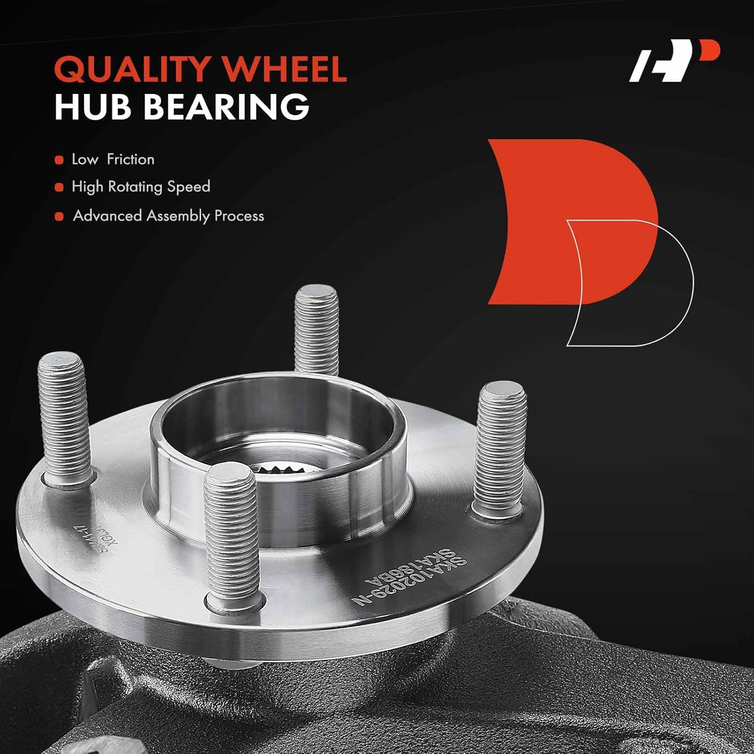 A-Premium 2 x Front Left and Right Steering Knuckle & Wheel Bearing Hub Assembly Compatible with Ford Focus 2000 2001 2002 2003 2004, Driver and Passenger Side
