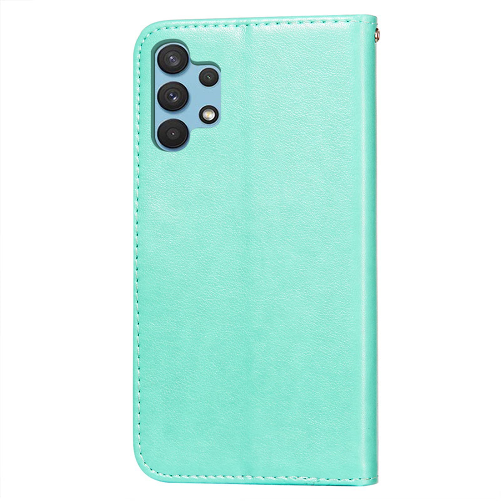 LTL Etui na telefon do iPhone 13 Mini/13/13 Pro/13 Pro Max, skórzane etui z klapką z przegródkami na karty, etui na telefon, magnetyczne zamknięcie, zielone, 13pro 6,1"