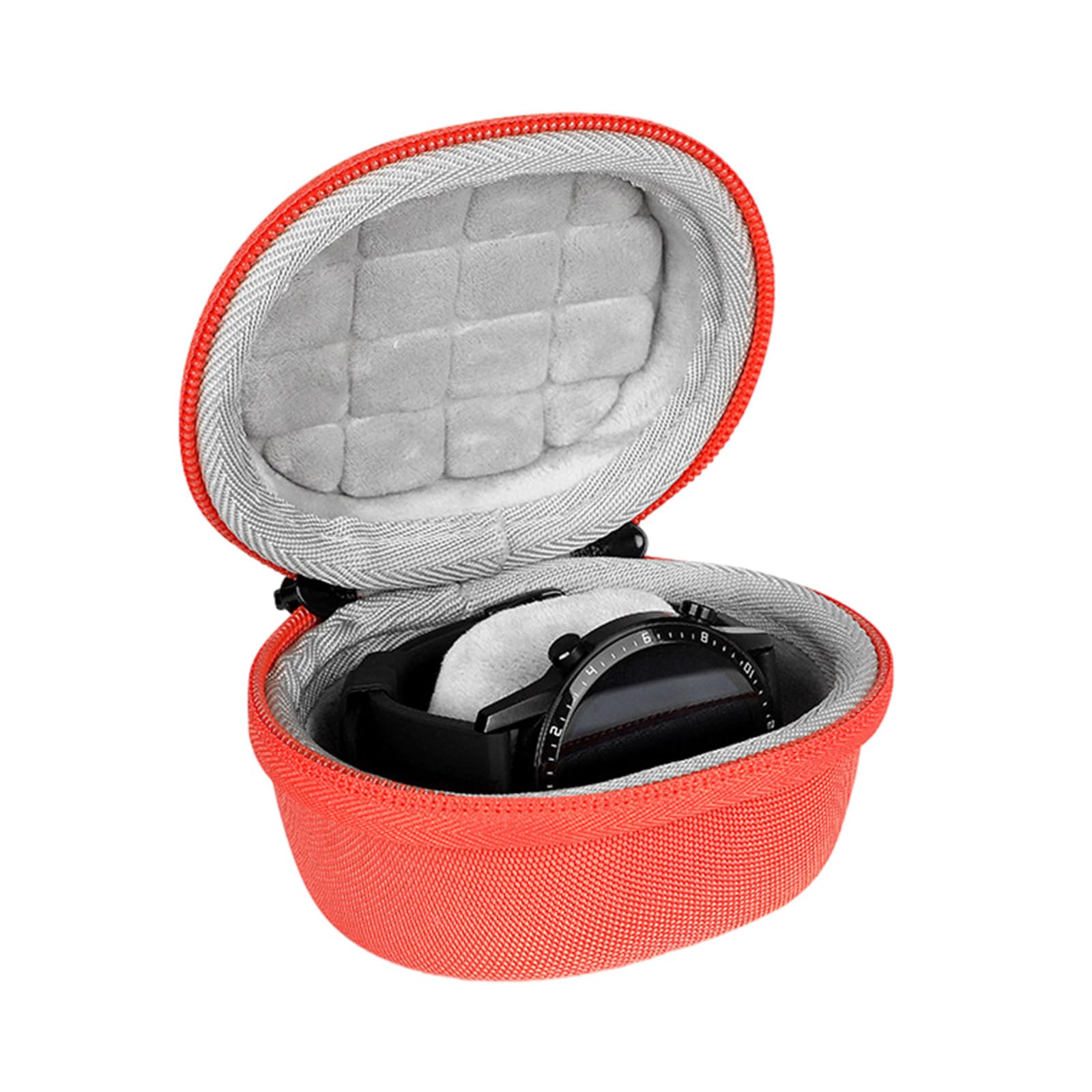 Fazvncv EVA Single Watch Storage Box Shock-Resistant Waterproof Zipper Watch Case Container with Soft Interior Cushioned Bag Shockproof Cover