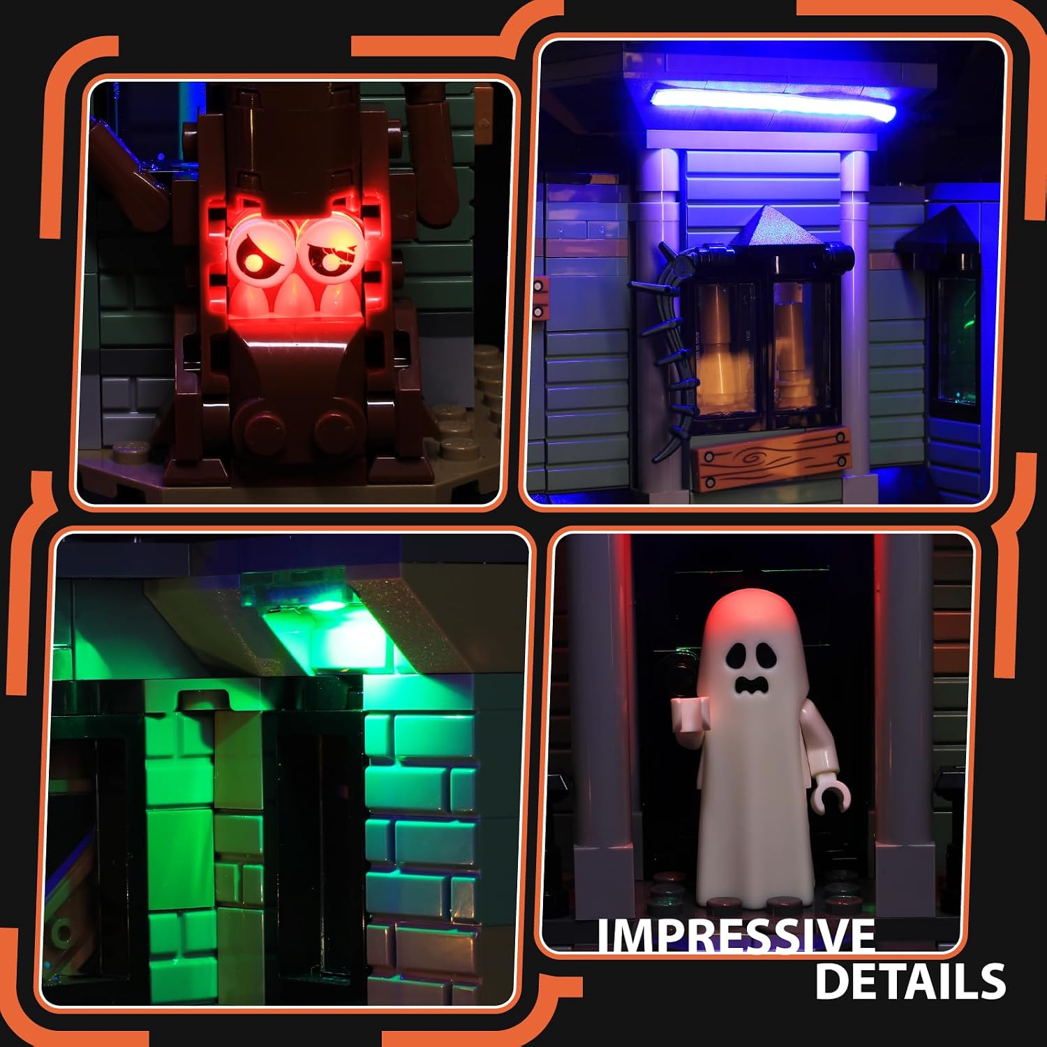 LED Light Kit Compatible with Lego 31167 Creator 3 in 1 Haunted Mansion - Spooky House Decor Lighting Set for 31167 Building Blocks Model (NO Building Model Bricks)