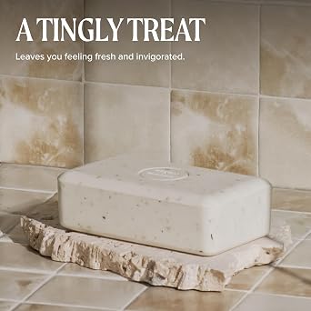 Tea Tree Body Bar Soap, Deep Cleans + Exfoliates, For All Skin Types