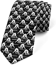 Feelyou Boys Sport Funny Ties for Men Gift 3.1x57 Inch Bookshelf Funny Ties