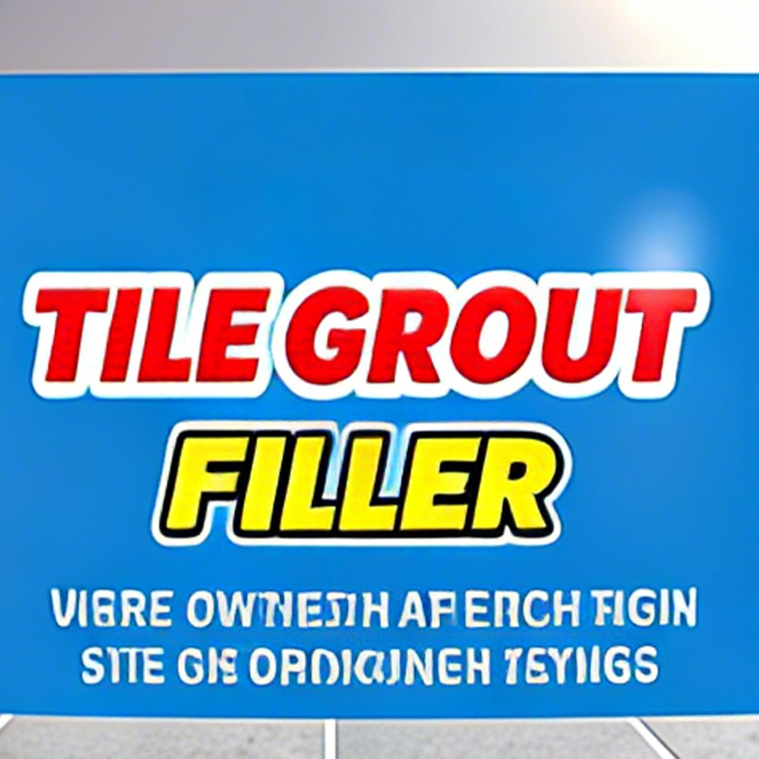 Tile Grout Repair Quick Dry Strong Waterproof Tile Paste 100g | Cement Floor Construction Cream for Wall Bathroom Kitchen Living Room Home