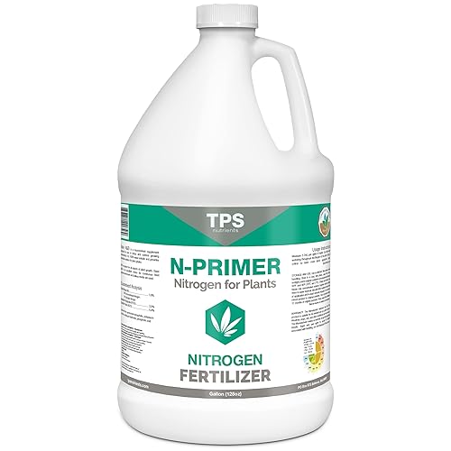 N-Primer Suplemento de nitrógeno para un rápido crecimiento vegetativo, promueve las hojas de color verde oscuro por TPS Nutrients, galón (128 onzas)