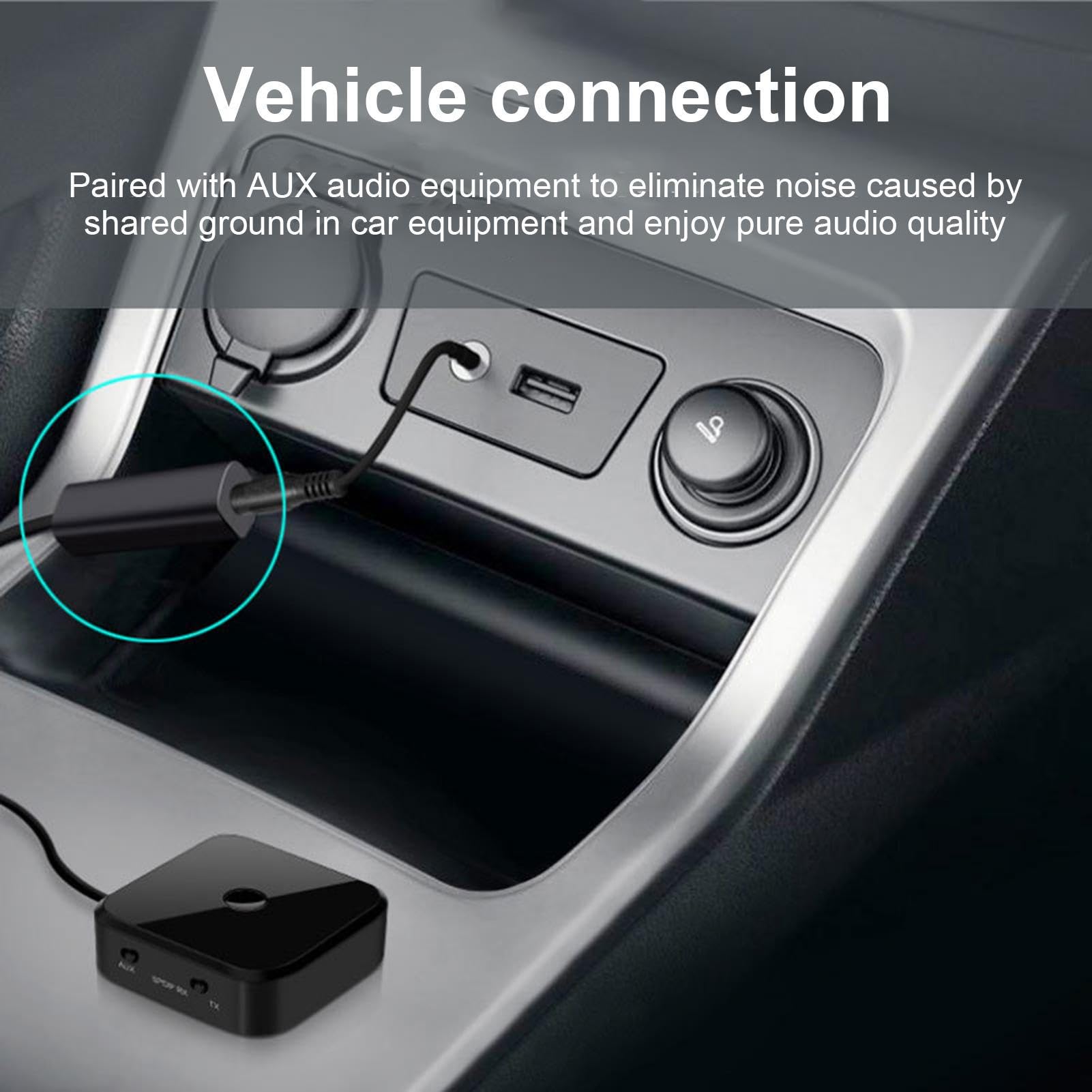Izolator szumów Ground Loopss, czarny filtr szumów audio, do wszystkich kompaktowych tłumików do samochodów Stereo, domowego audio i systemów głośników, eliminuje układ elektryczny, 2,36 x