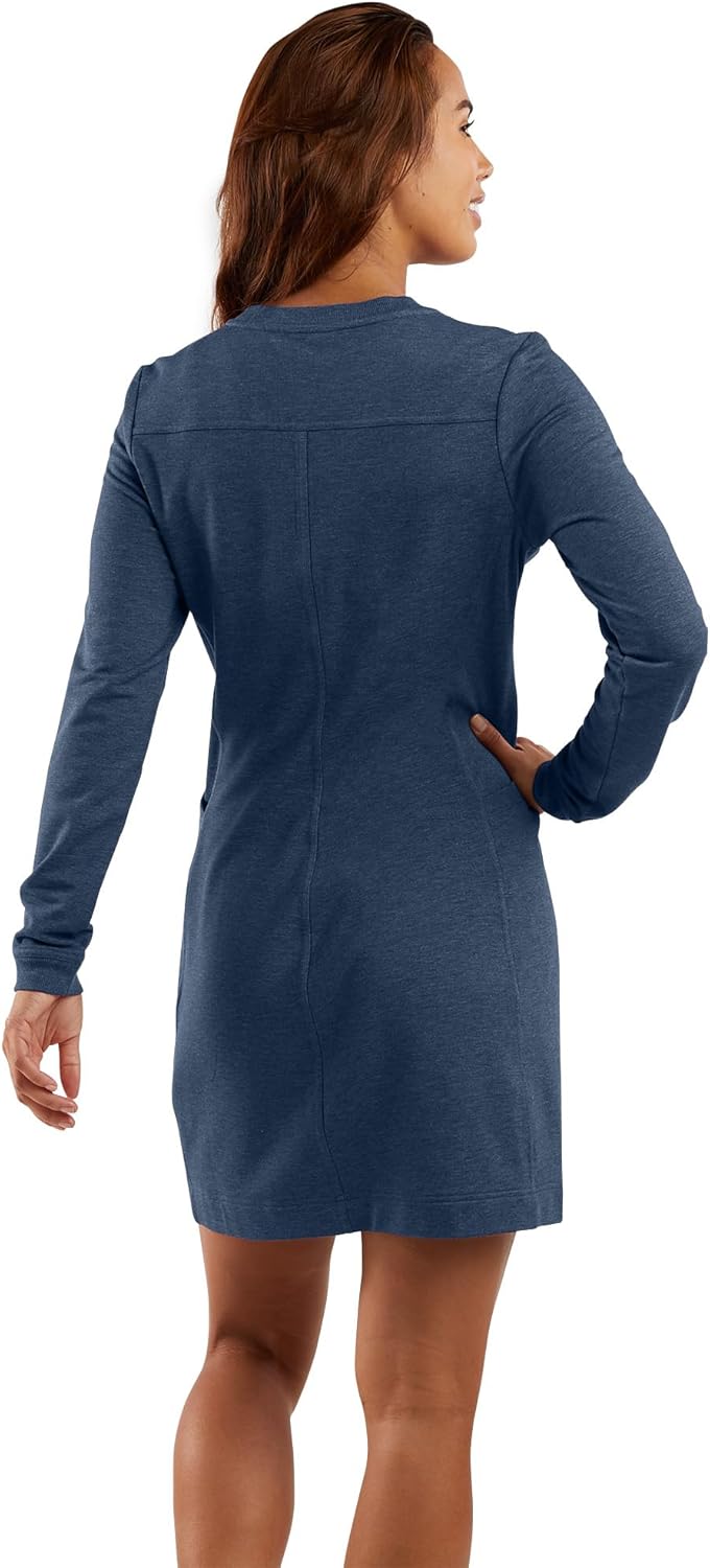 Title Nine NBD Fleece Dress – Women’s Casual Sweatshirt Dress with Fresh Terry™ Fabric and Pockets