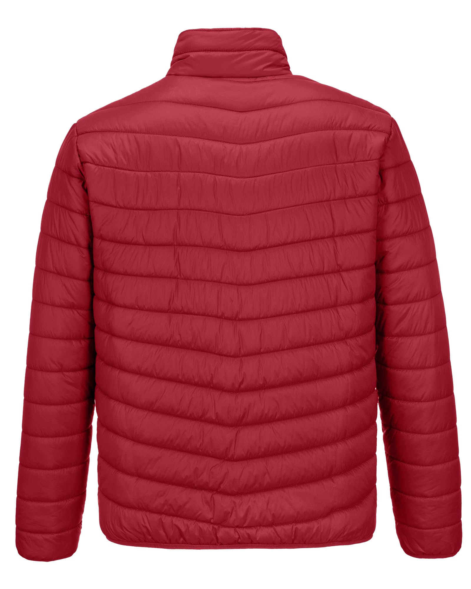Outdoor Ventures Veste d'hiver matelassée légère et pliable pour homme, manteau bouffant isolé pour neige, ski, randonnée, voyage