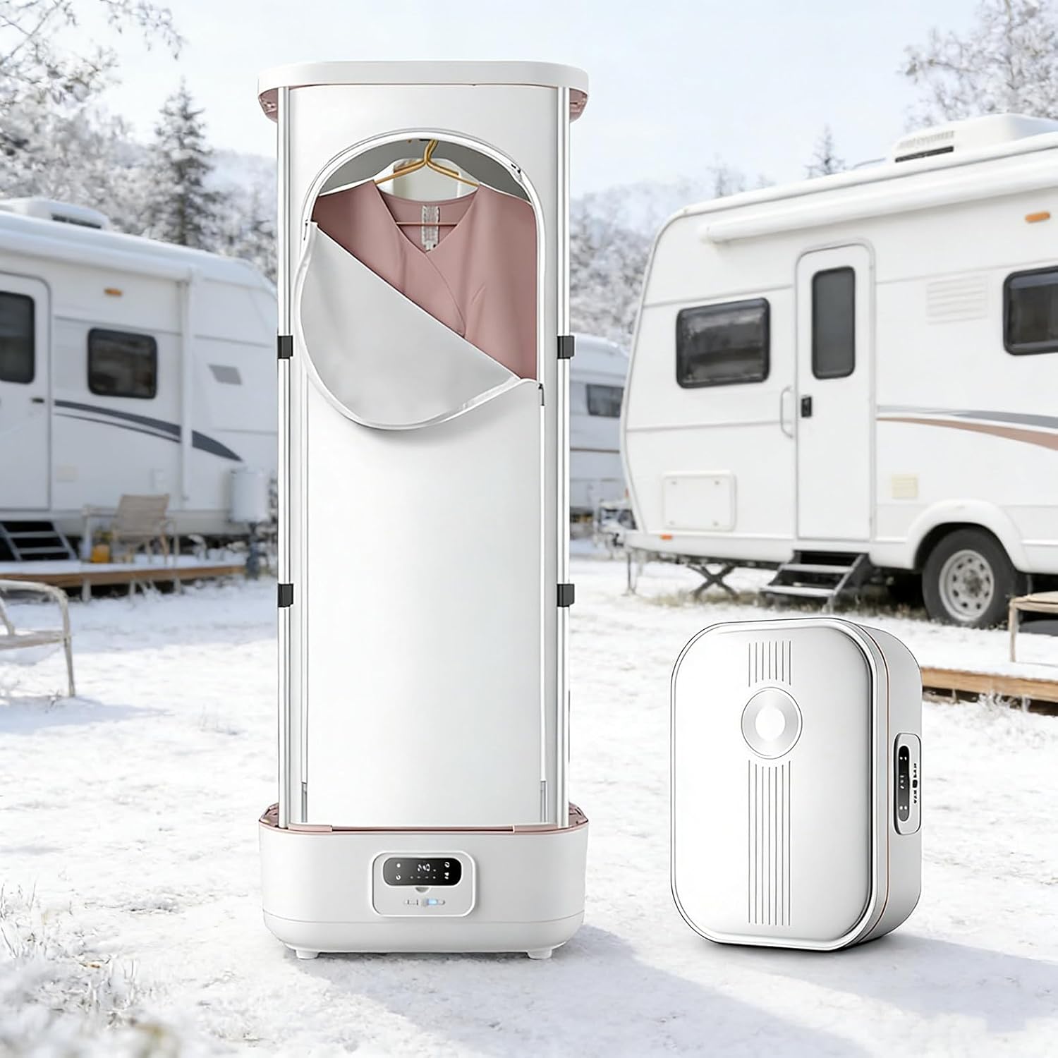 Drying Care Machine, Clothing Care Machine, Household Small Quick-Drying Foldable Dryer, Fully Automatic Steam Ironing Dryer, for Clothes & Fabric
