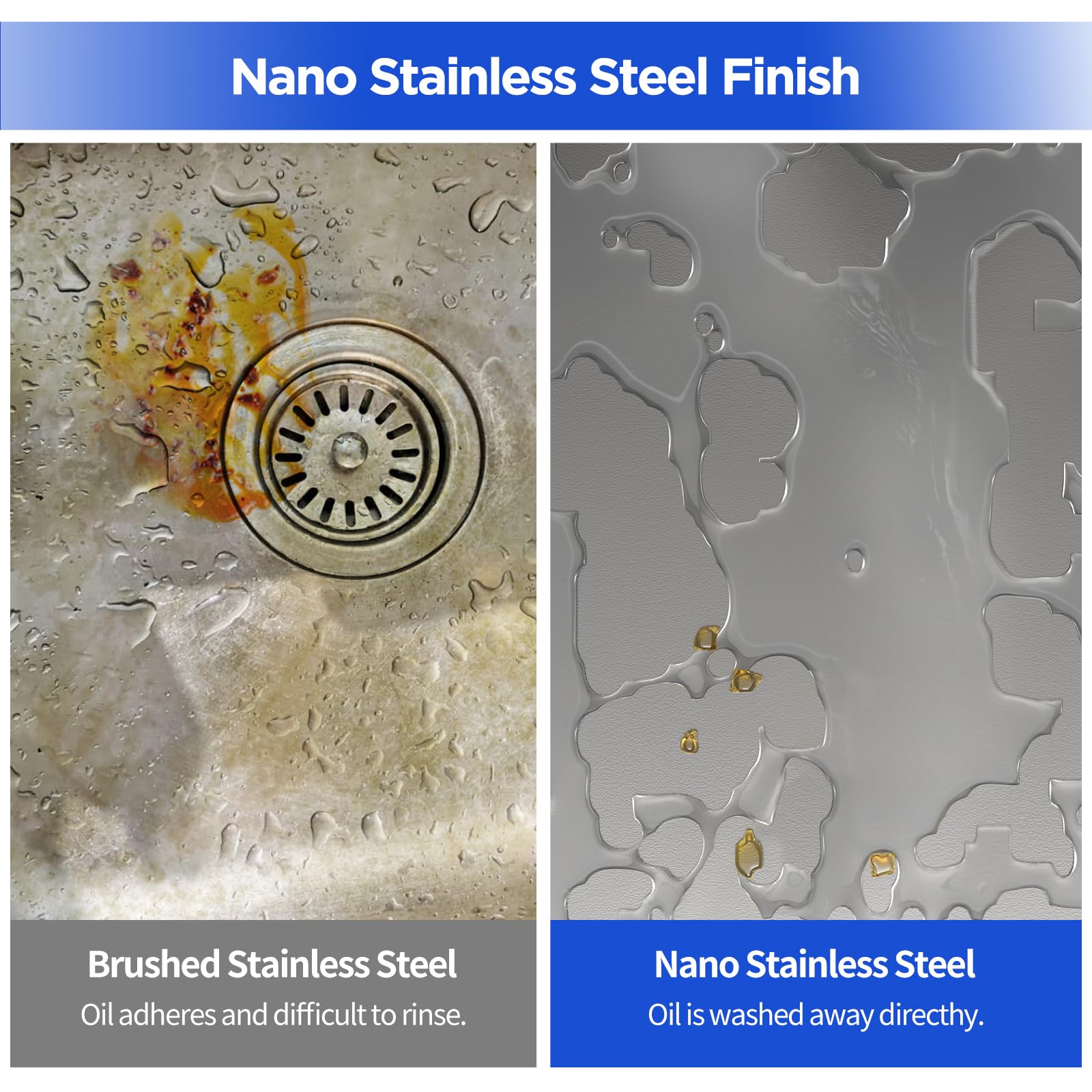 JOMOO 32-Inch Nano-Coated Stainless Steel Workstation Sink, 10″ Deep Single Bowl Undermount Kitchen Sinks, Handmade Topmount Sink Set with Accessories for Kitchen, Bar & RV