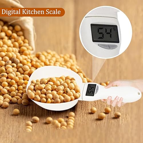 Miniatura 5 de Cuchara medidora digital, cuchara medidora electrónica con pantalla LCD, escala de medición de alimentos de alta precisión de 28.22 oz0.00 oz con