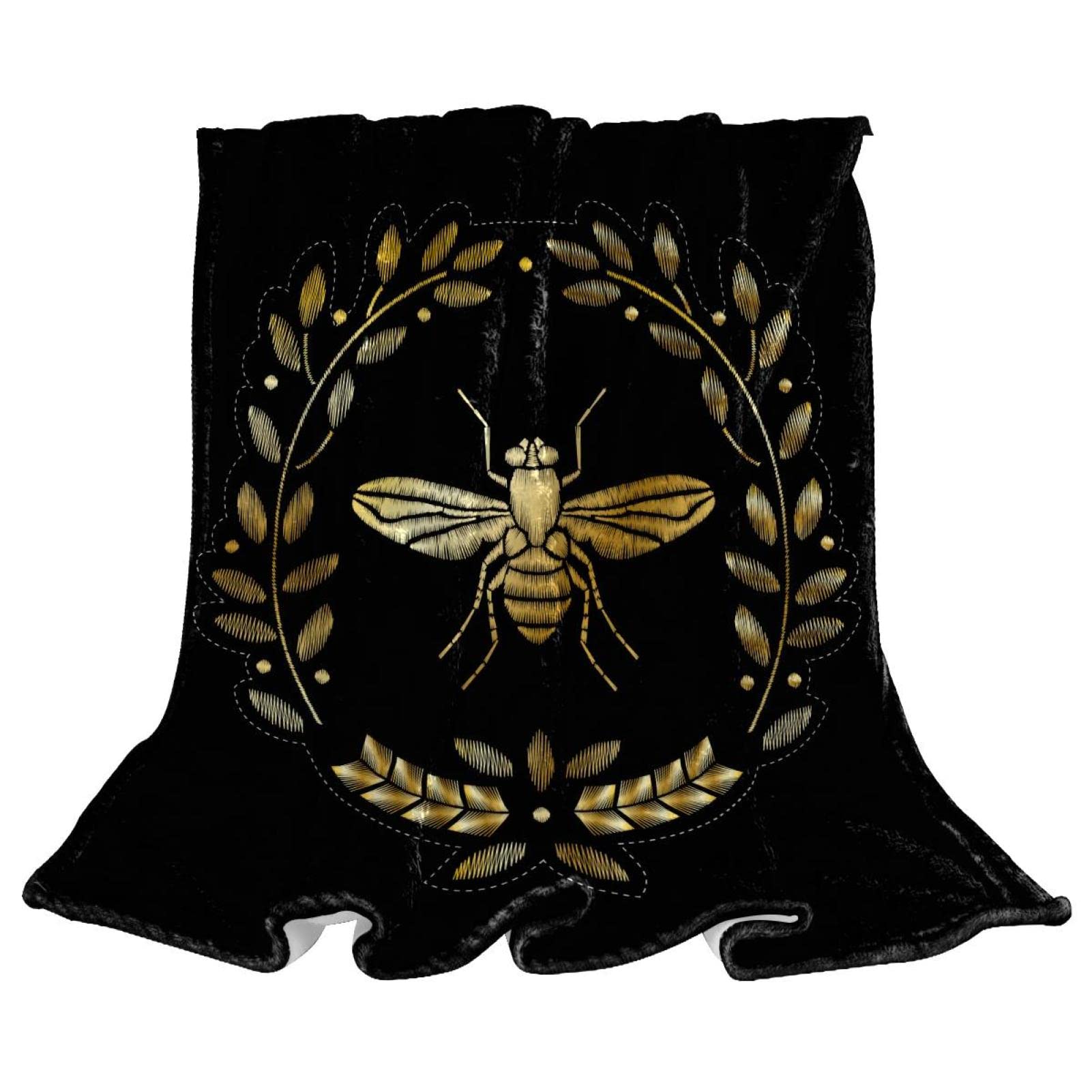 Couverture de lit abeille idéale pour une chambre d'enfant cosy