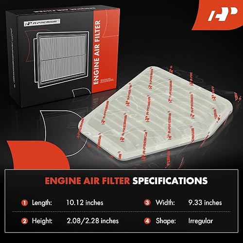 Miniatura 2 de A-Premium Filtro de aire de motor compatible con Toyota, Lexus, Scion y Pontiac - Camry (2007-2011), RAV4 (2006-2012), Matrix (2009-2013), Venza