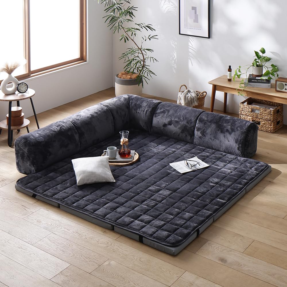 Amazon｜RASIK フロアソファー 小サイズ Bタイプ クッションL型(マット