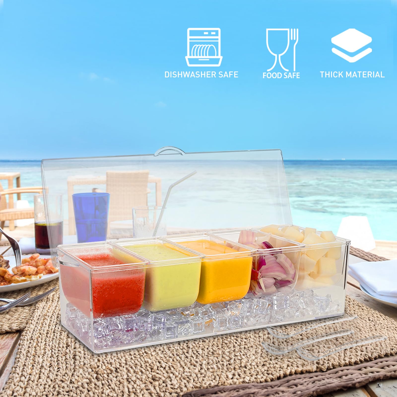 PRETYZOOM Ensemble De Pinces De Service Pour Aliments Mini